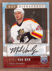 2006-07 Upper Deck Be a Player BAP Signatures Mike Van Ryn #MV Auto